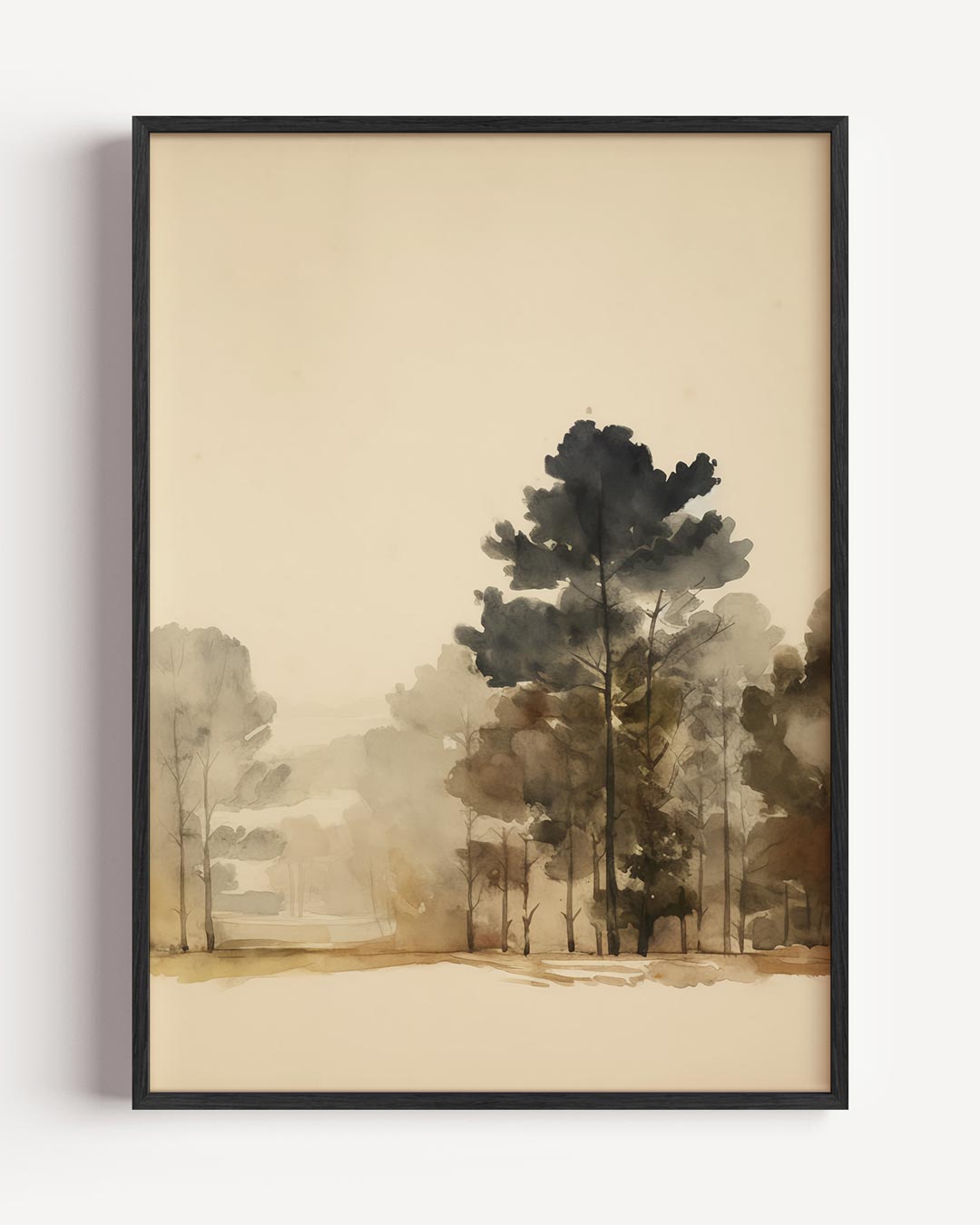 Rustieke Boslandschap Poster-WallArtistic