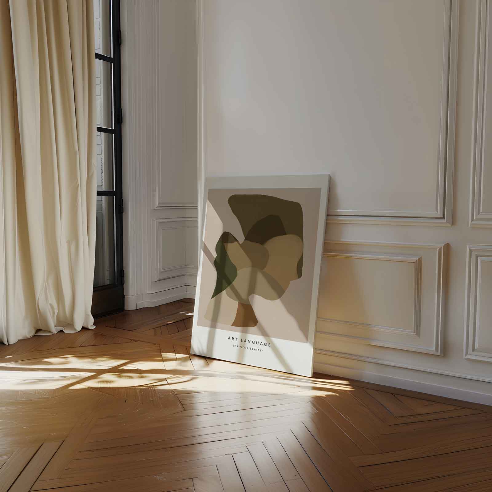 Abstracte Natuurtinten Kunstwerk-canvas-dibond-plexiglas-wanddecoratie-WallArtistic