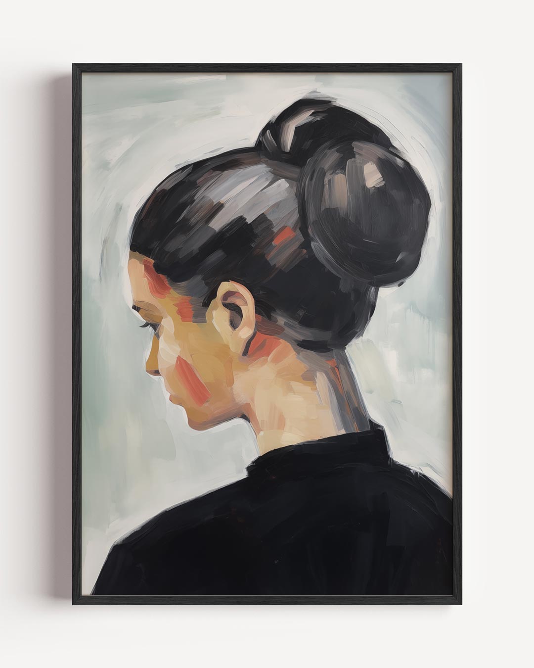 Elegante Retro Portret Poster-WallArtistic