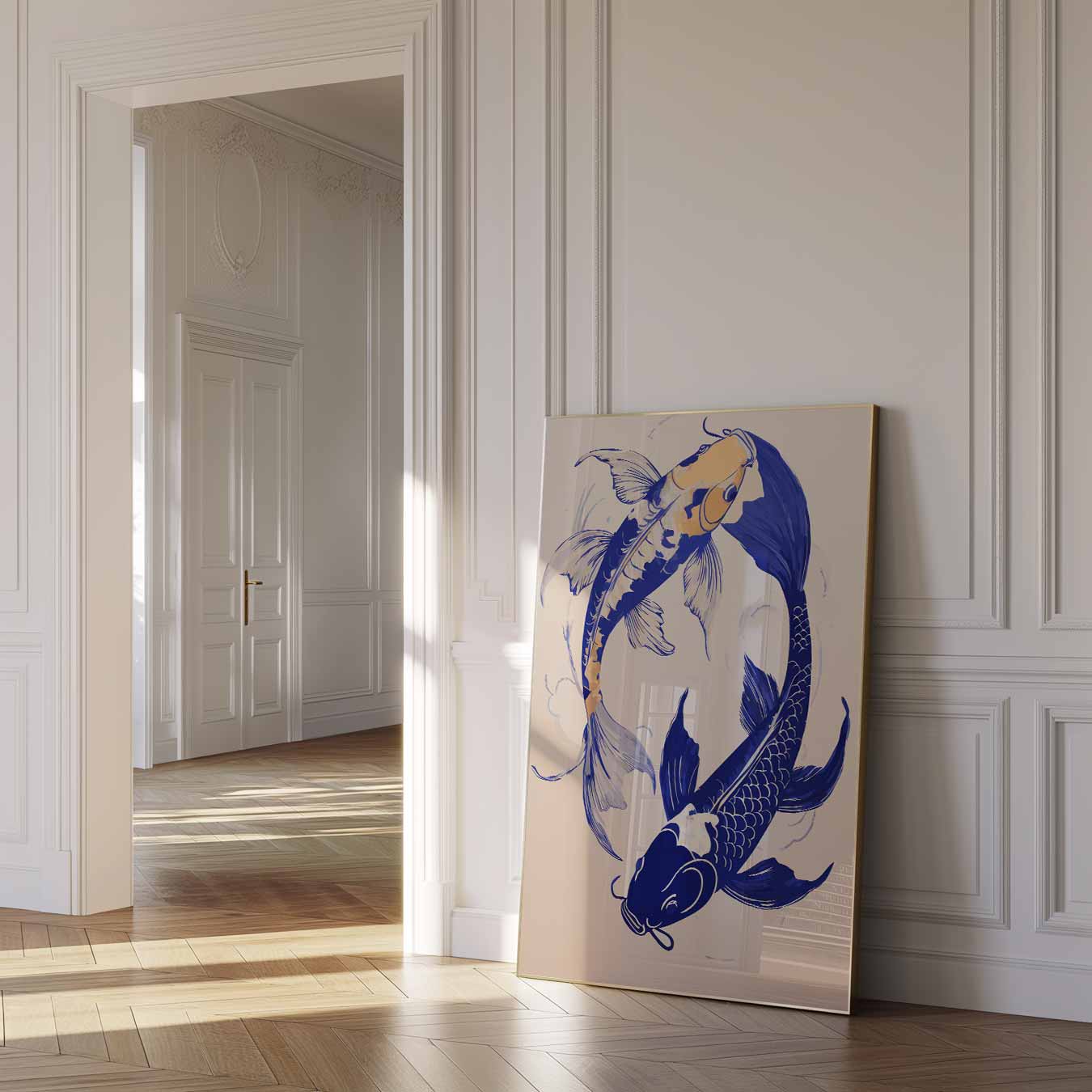 Elegante Koi Karper Poster