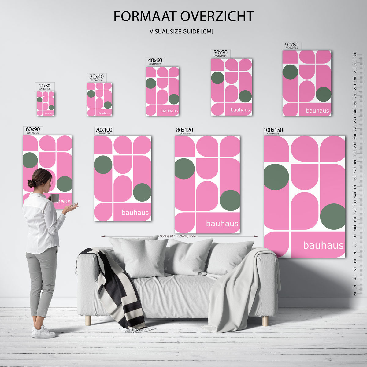 Vorm en kleur Poster