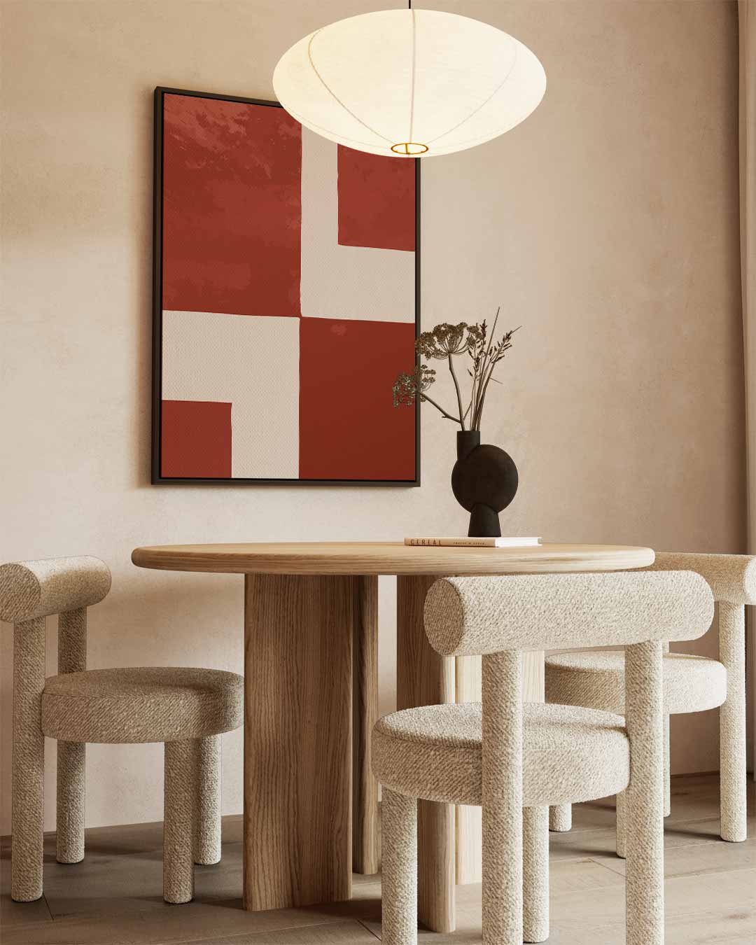 Modern Abstract Geometrisch Kunstwerk Kunstwerk-canvas-dibond-plexiglas-wanddecoratie-WallArtistic