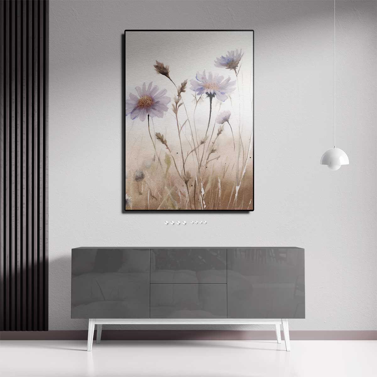 Zachte Bloemendroom Kunstwerk-canvas-dibond-plexiglas-wanddecoratie-WallArtistic