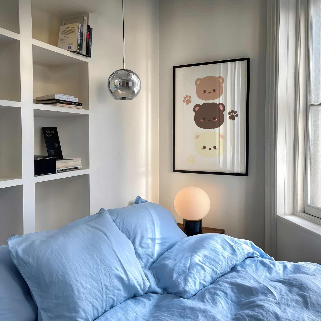Schattige Beertjes Wandposter