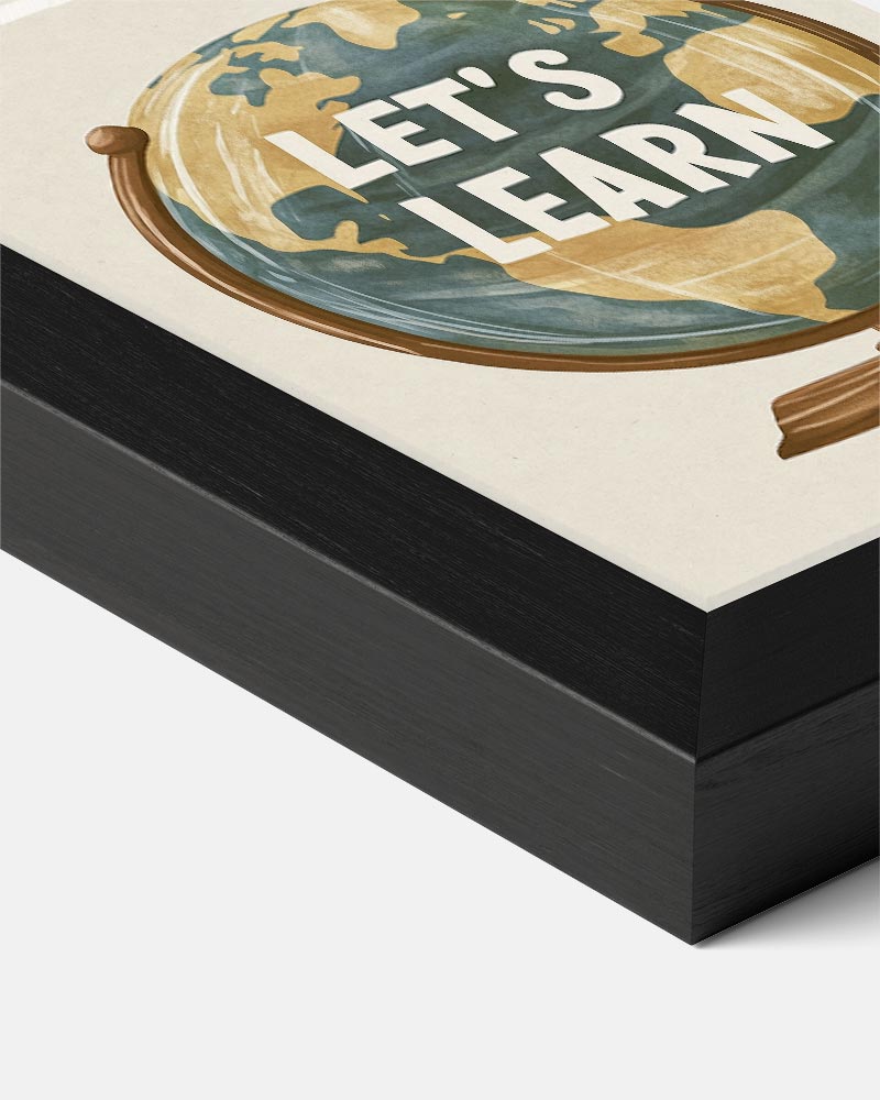 Wereldbol Inspiratieposter