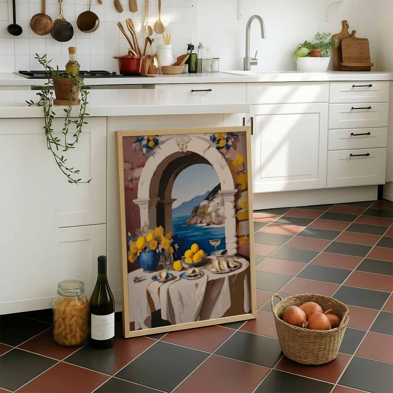 Mediterrane Droomlandschap Poster