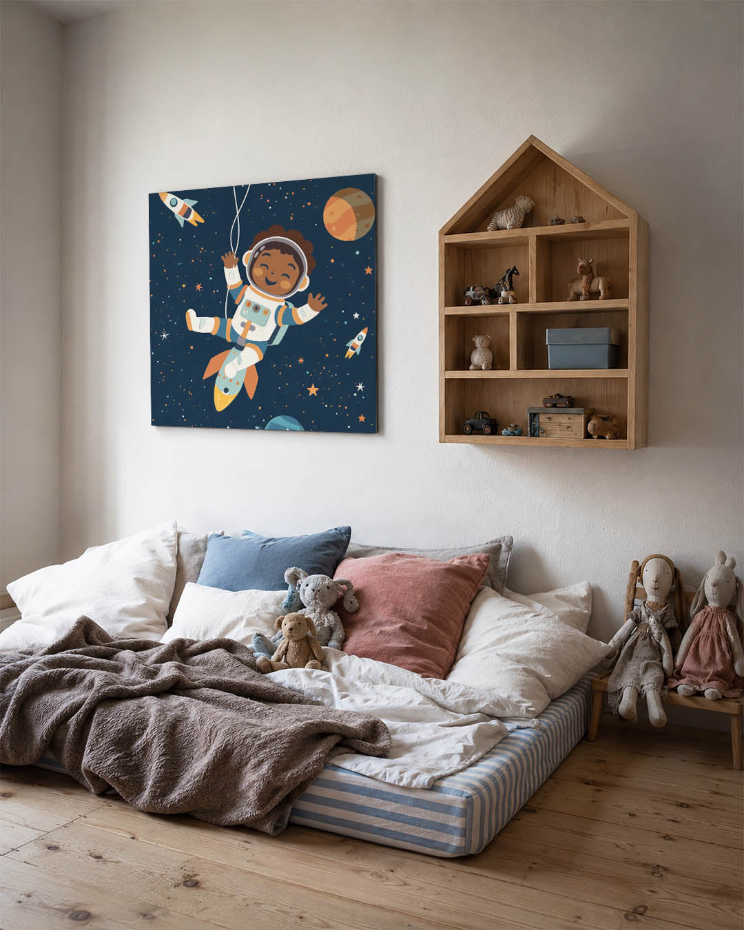 Vrolijke ruimte avontuur Kunstwerk