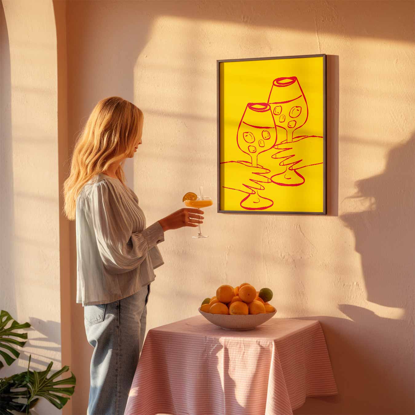 Sprankelende Cheers Poster-WallArtistic