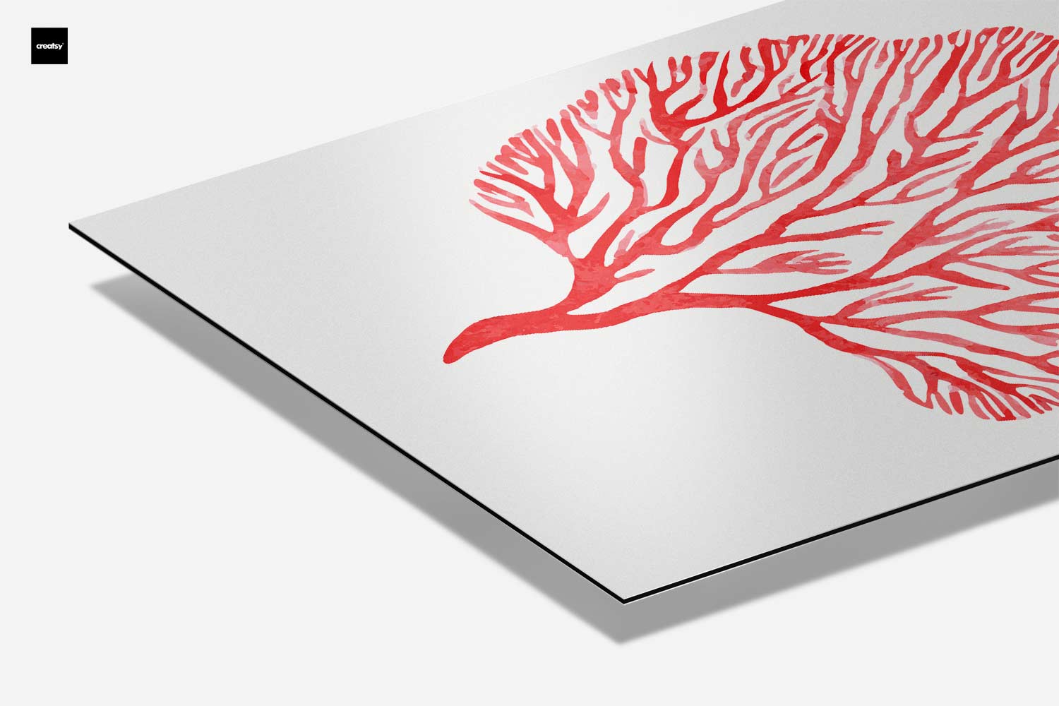 Rode Zeewaaier Schilderij Kunstwerk-canvas-dibond-plexiglas-wanddecoratie-WallArtistic