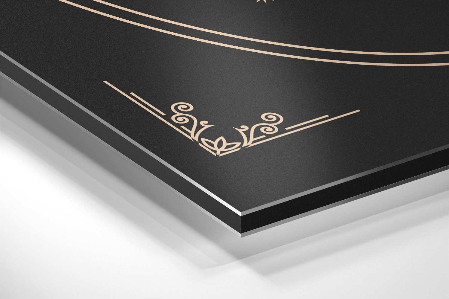 Mystieke Hand en Symbolen Illustratie Kunstwerk-canvas-dibond-plexiglas-wanddecoratie-WallArtistic