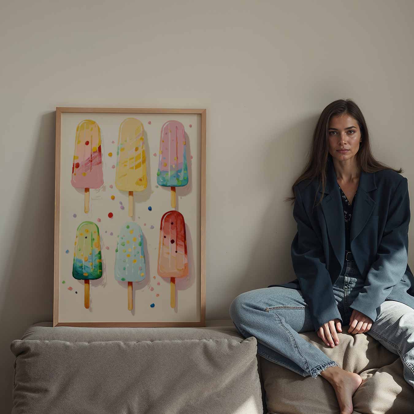 Zomerse IJsjes Poster-WallArtistic