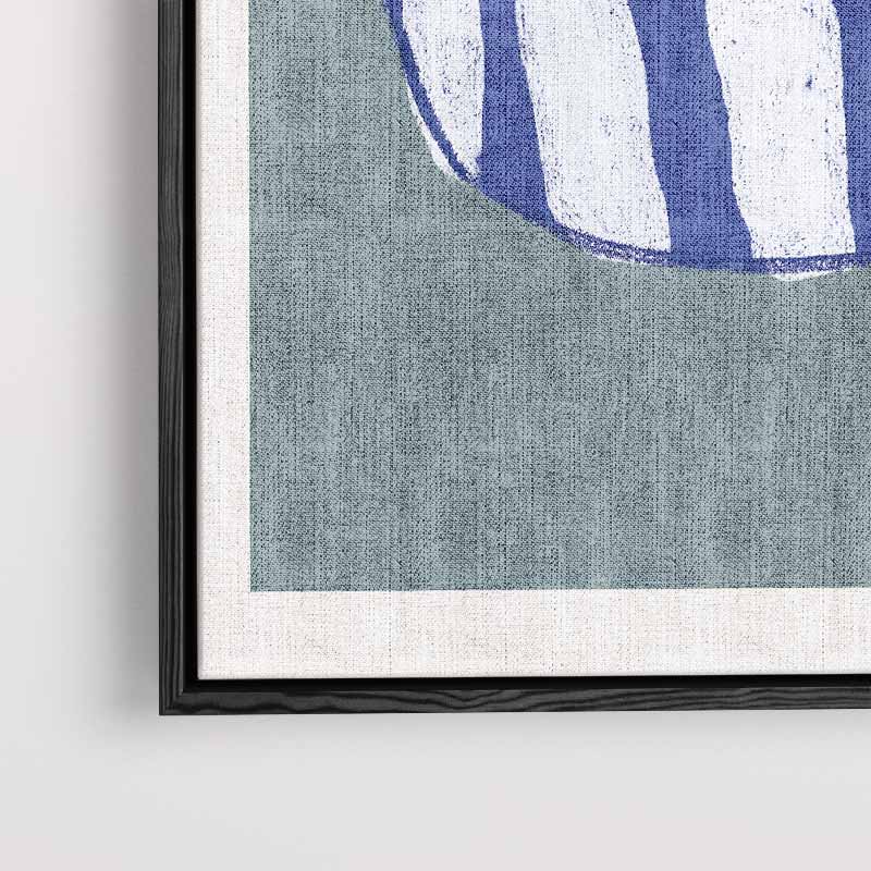 Citroen in Blauwe Kom Kunstwerk-canvas-dibond-plexiglas-wanddecoratie-WallArtistic