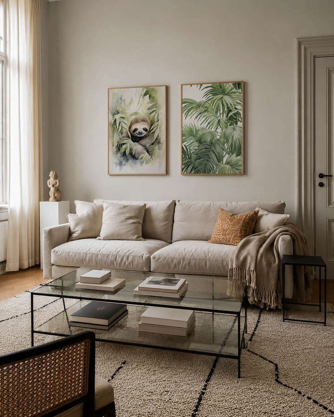 Groene jungle harmonie Posterset