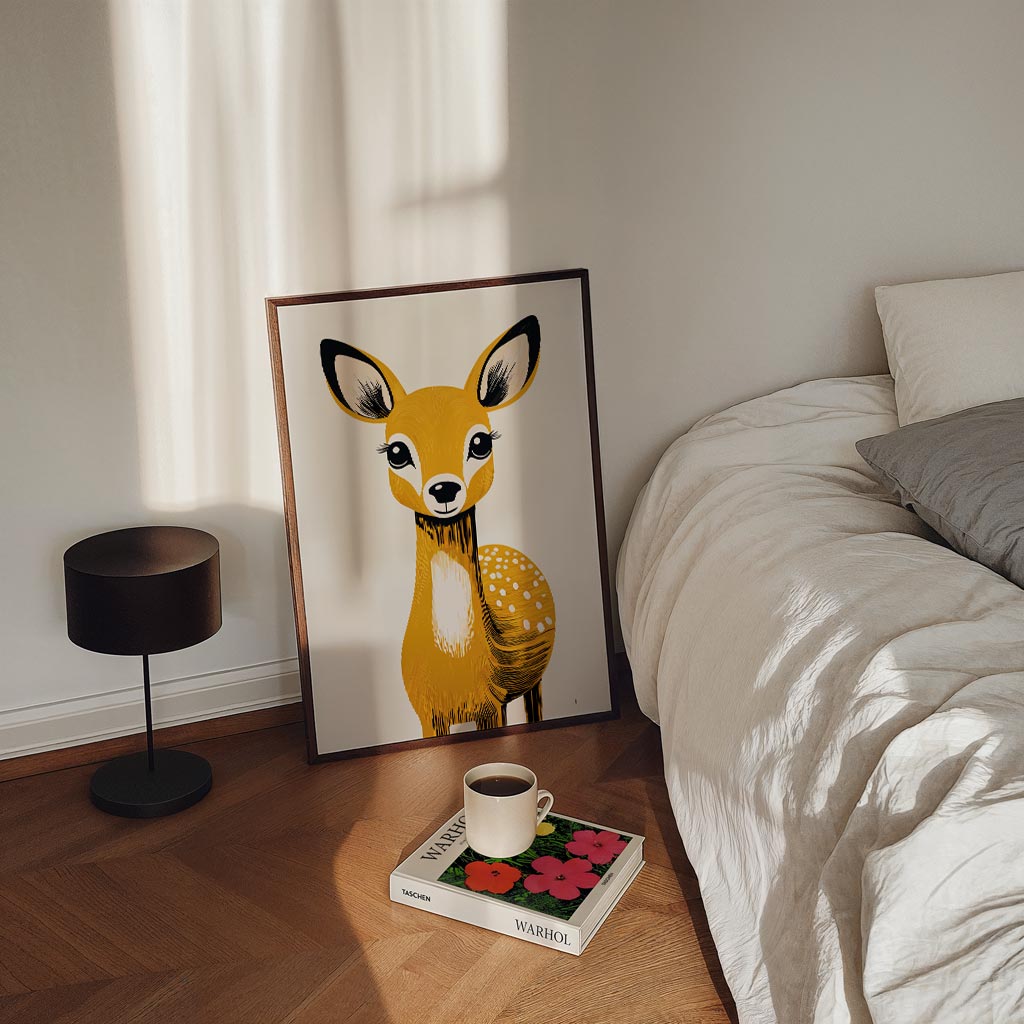 Schattige Hert Poster