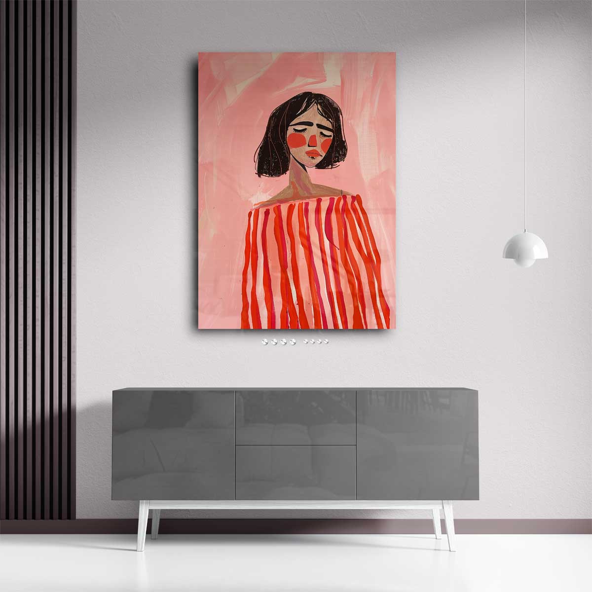 Dromerige Verstilling Kunstwerk-canvas-dibond-plexiglas-wanddecoratie-WallArtistic