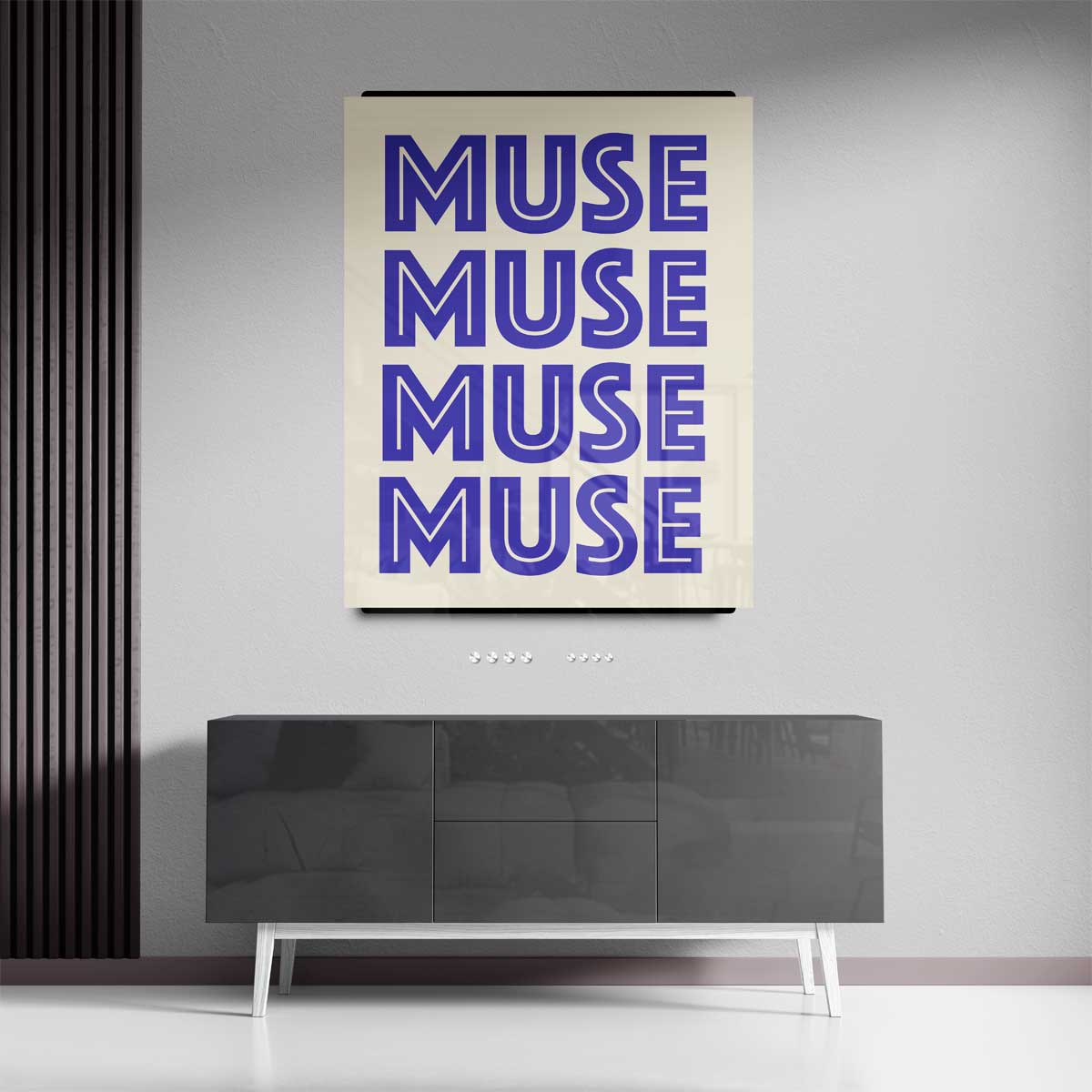 Veelzijdige Muse Herhaling Kunstwerk-canvas-dibond-plexiglas-wanddecoratie-WallArtistic