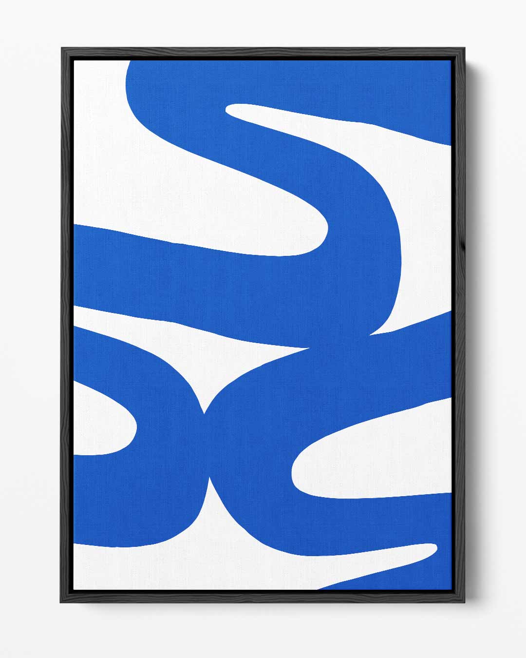 Dans van de Blauwe Lijnen Kunstwerk-canvas-dibond-plexiglas-wanddecoratie-WallArtistic
