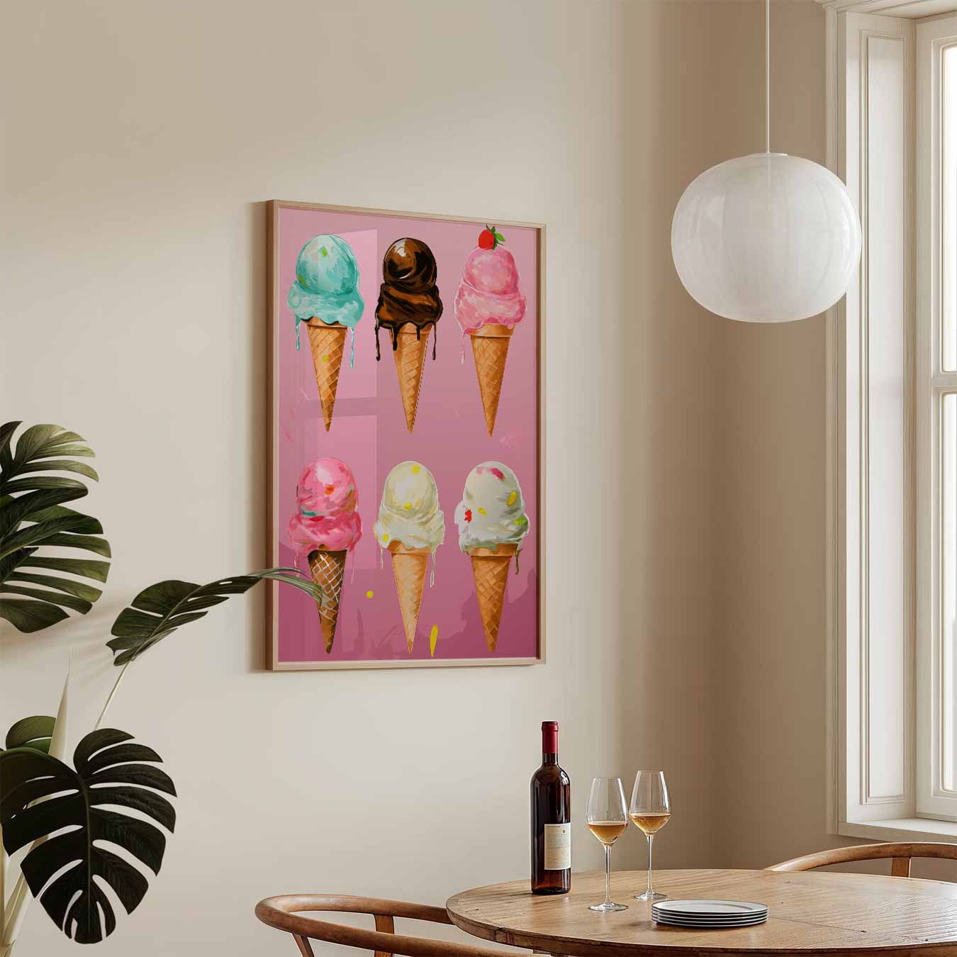 Zoete IJsco Fantasie Poster-WallArtistic