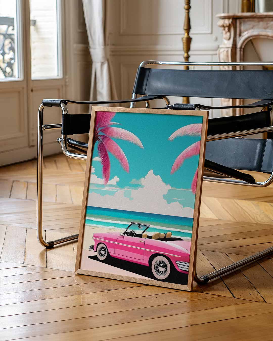 Zomerse Stranddag Poster-WallArtistic