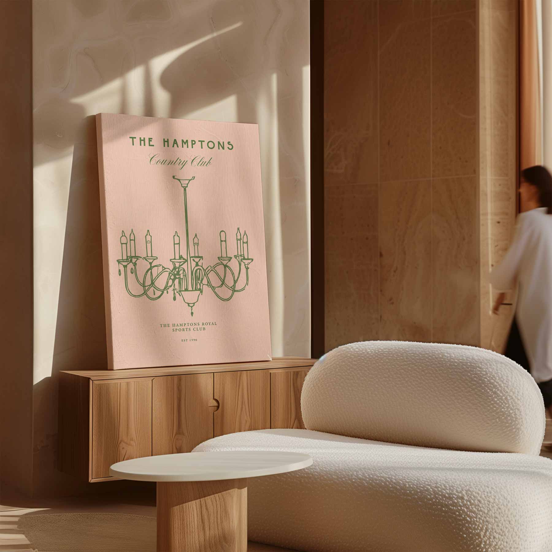 Elegante Kroonluchter Illustratie Kunstwerk-canvas-dibond-plexiglas-wanddecoratie-WallArtistic