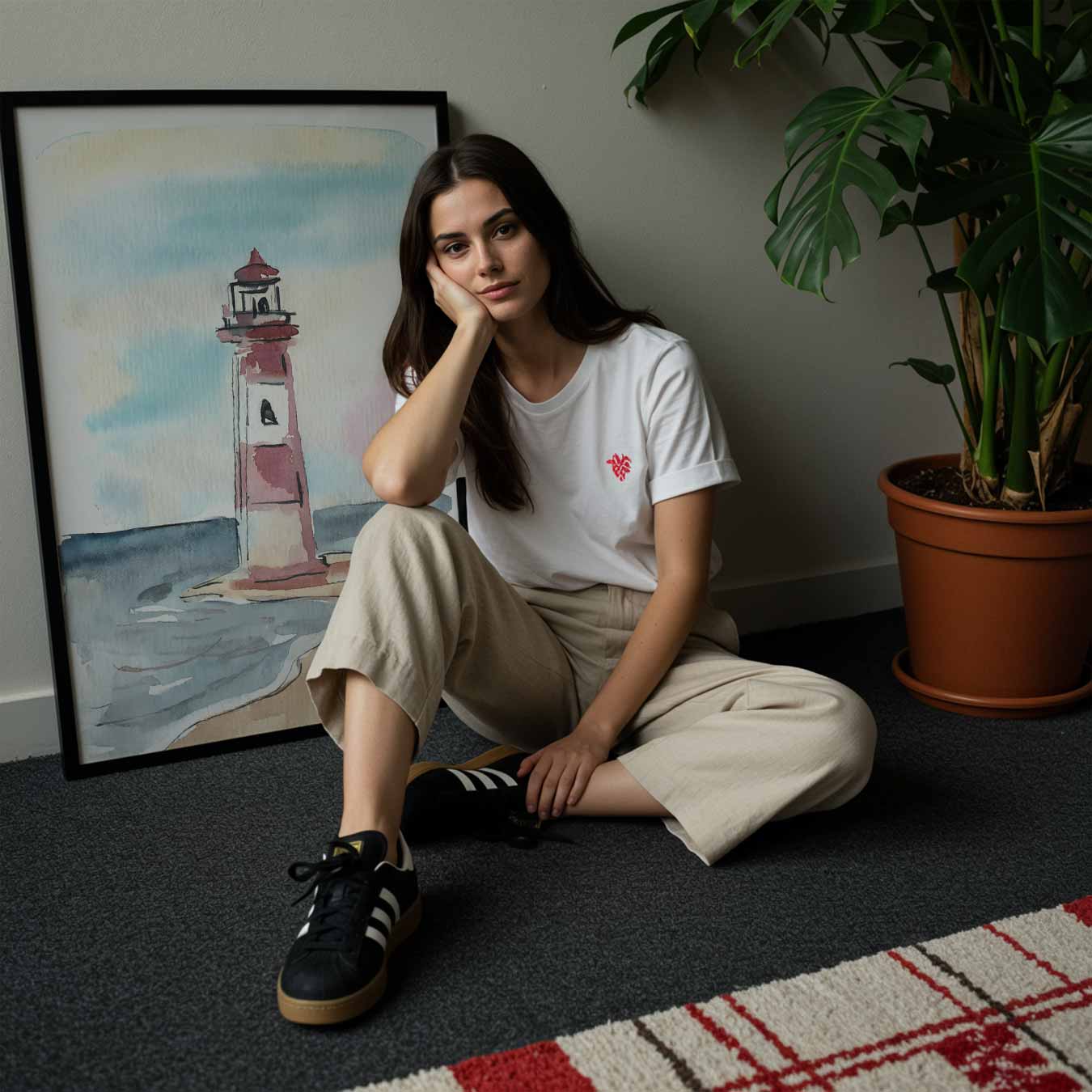 Dromerige Vuurtoren Poster-WallArtistic