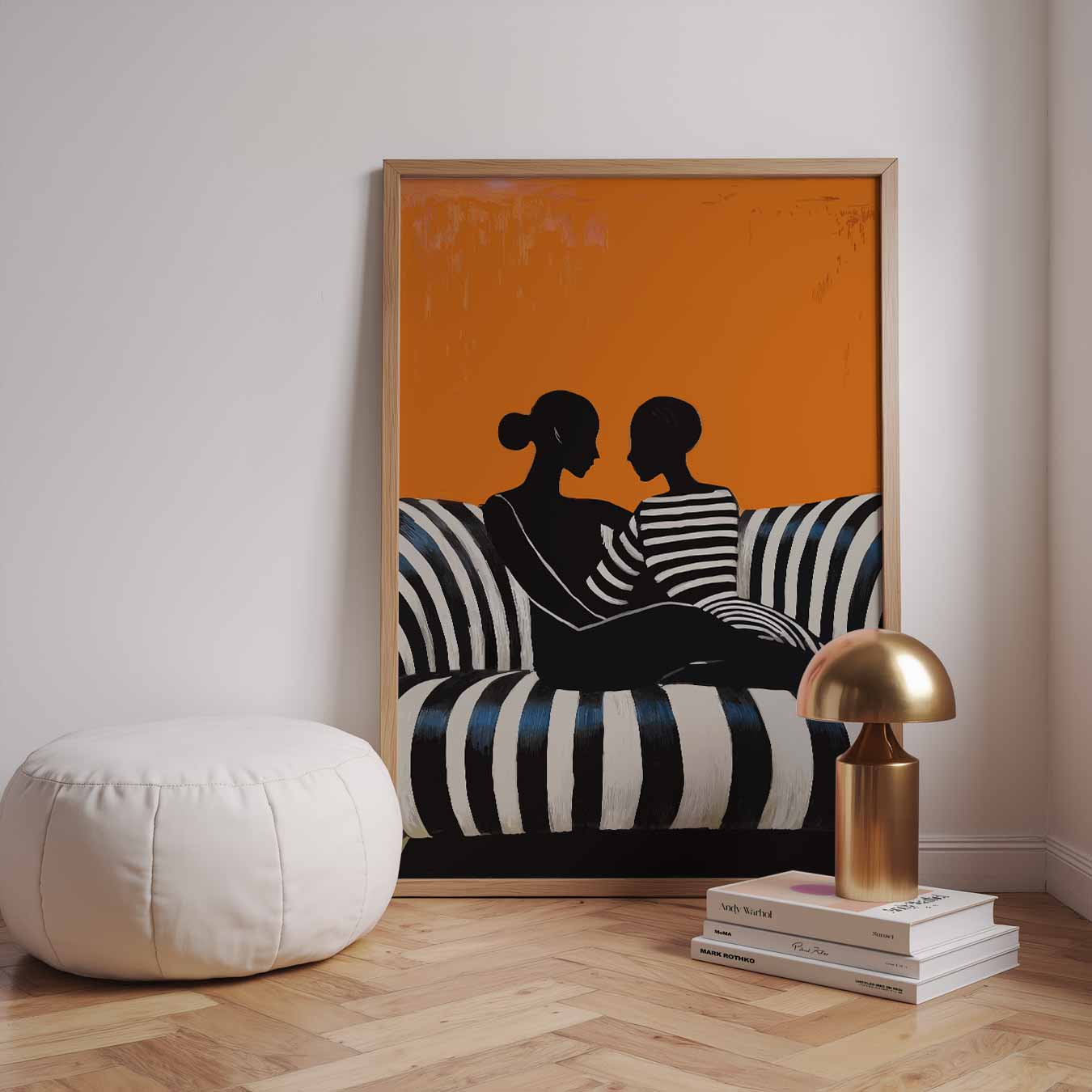 Stijlvolle Silhouetten Poster