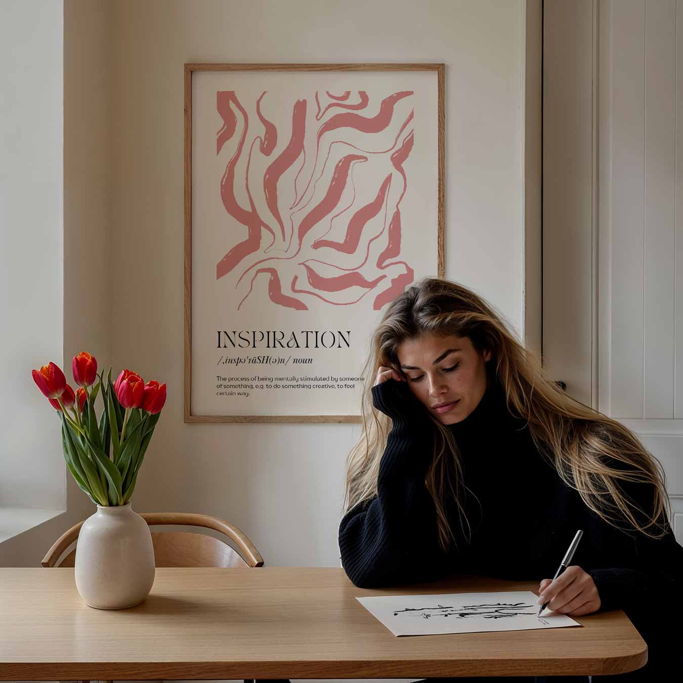 Inspirerende Abstracte Poster