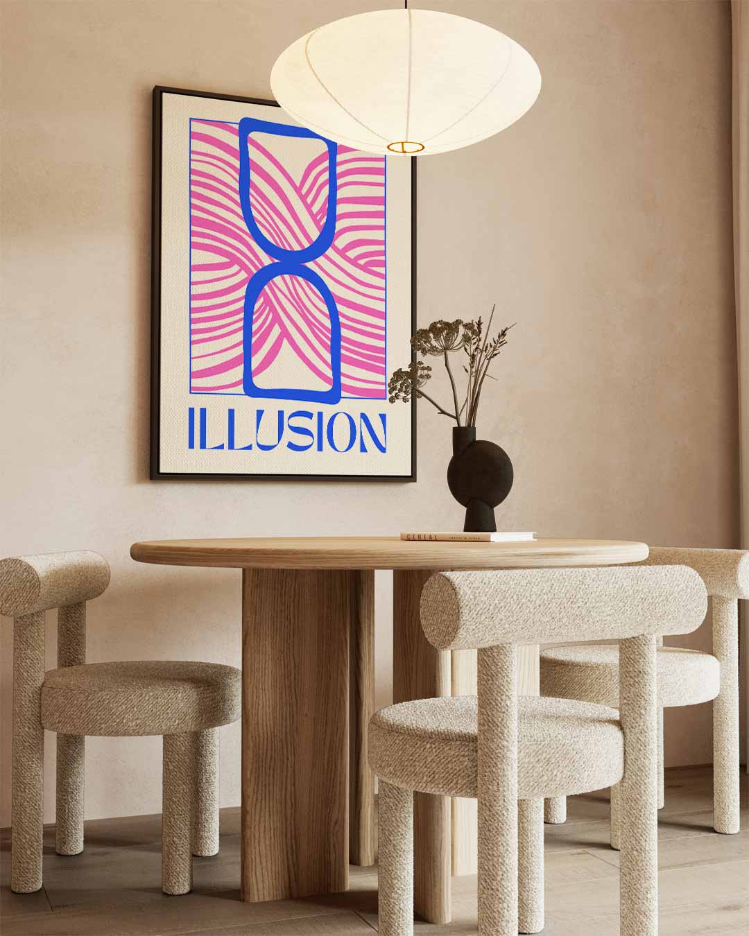Optische Tijdillusie Kunstwerk-canvas-dibond-plexiglas-wanddecoratie-WallArtistic