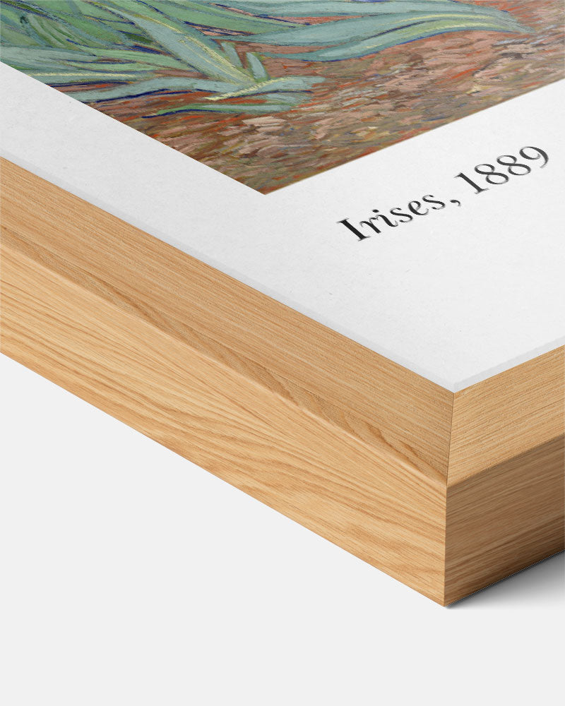 Van Gogh Irissen Poster-WallArtistic