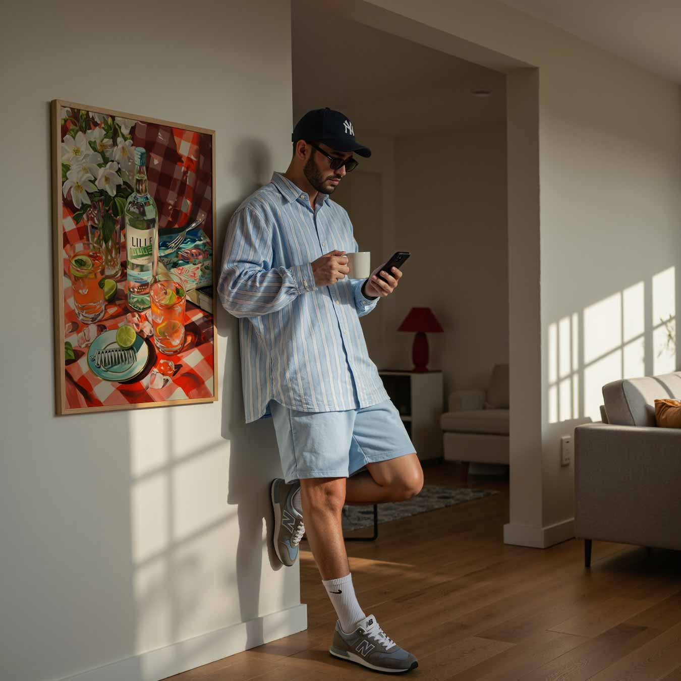 Zomers Tafereel Poster-WallArtistic