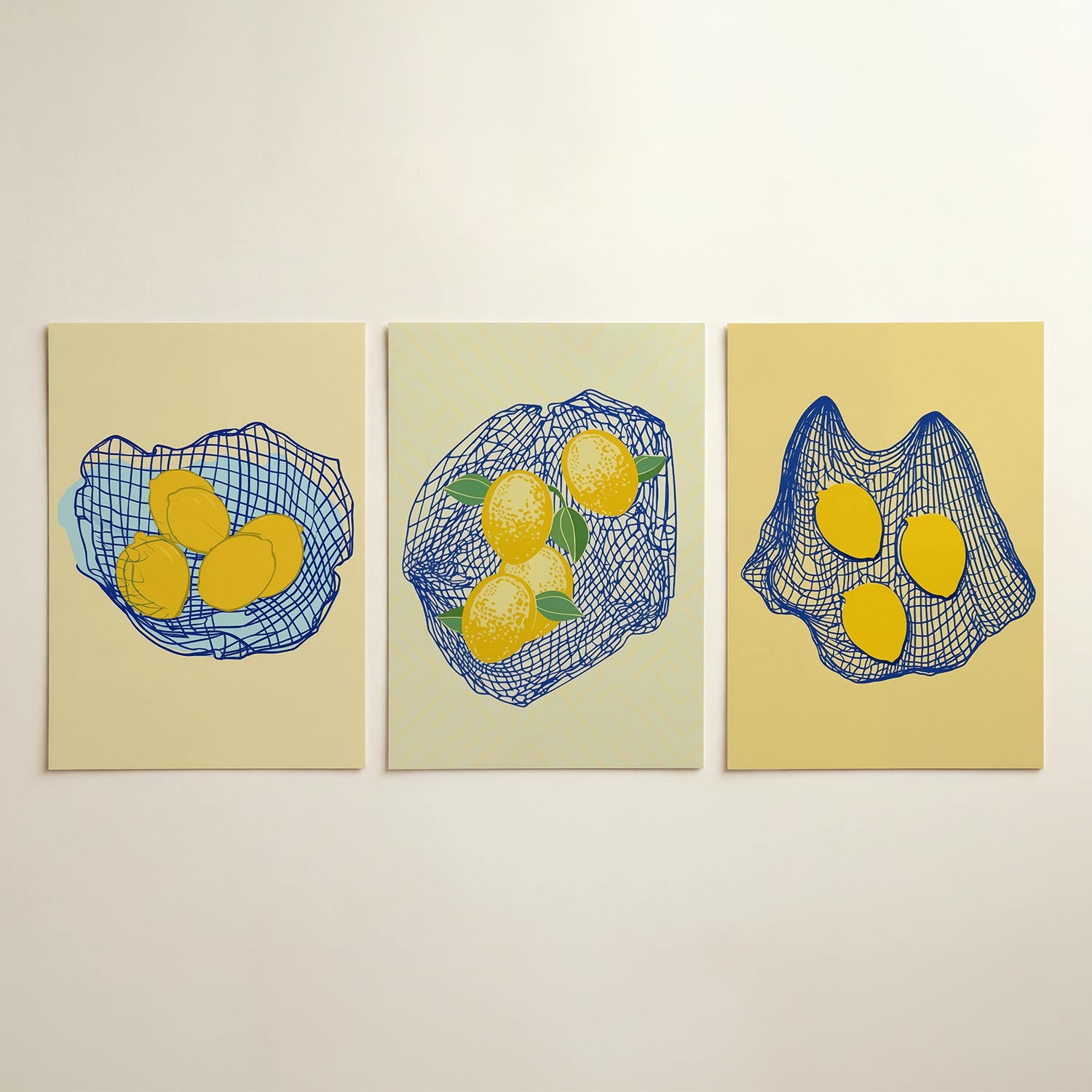 Citroenen in net Posterset