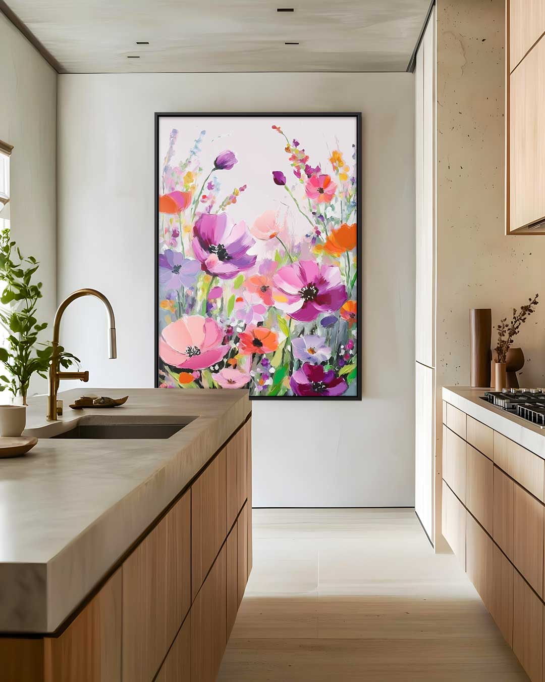 Bloemenpracht in Kleur Kunstwerk-canvas-dibond-plexiglas-wanddecoratie-WallArtistic