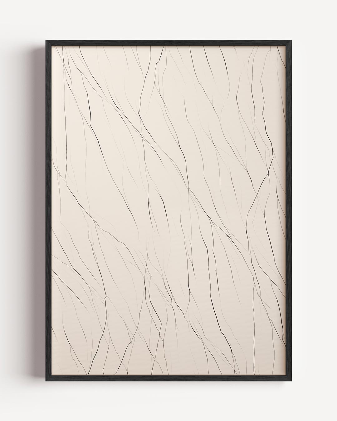 Elegante Abstracte Lijnen Poster-WallArtistic
