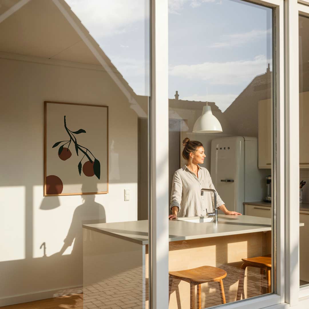 Zomerse Tak Abstracte Kunstposter-WallArtistic