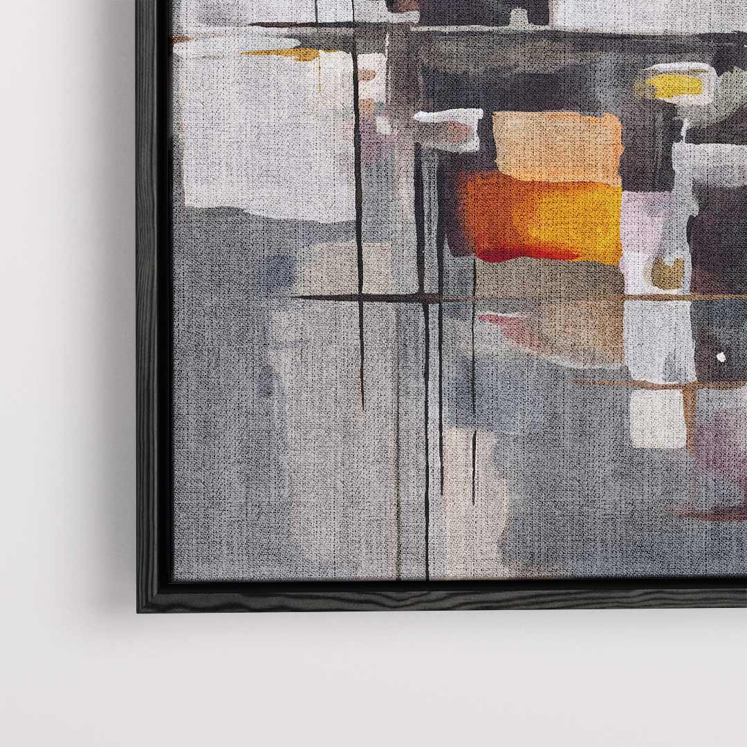 Abstracte Geometrie in Kleuren Kunstwerk-canvas-dibond-plexiglas-wanddecoratie-WallArtistic