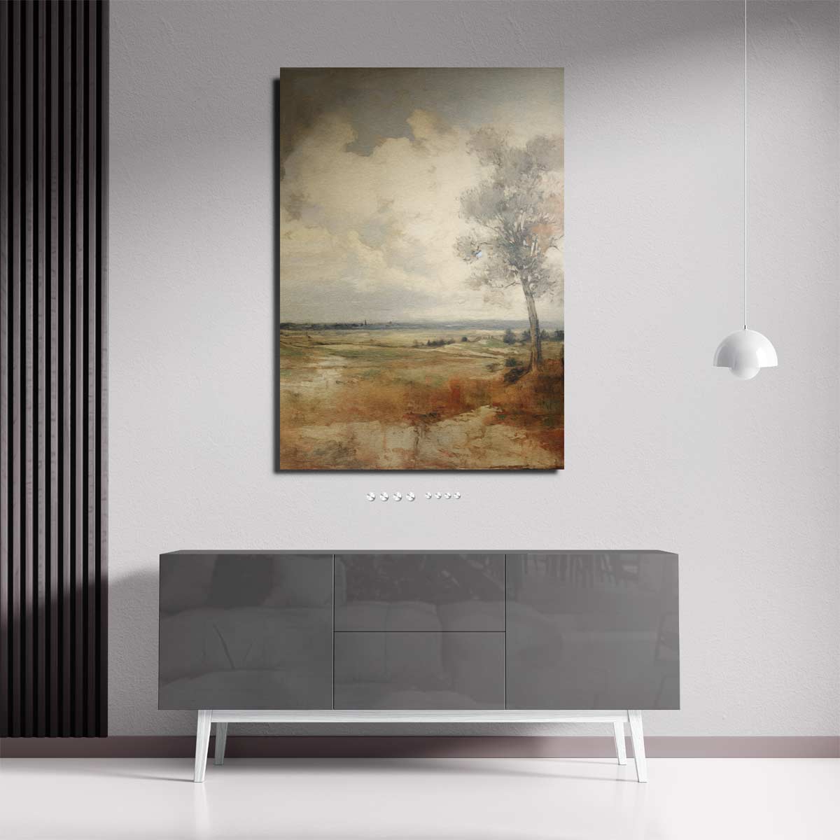 Landschap in Herfstsfeer Kunstwerk-canvas-dibond-plexiglas-wanddecoratie-WallArtistic