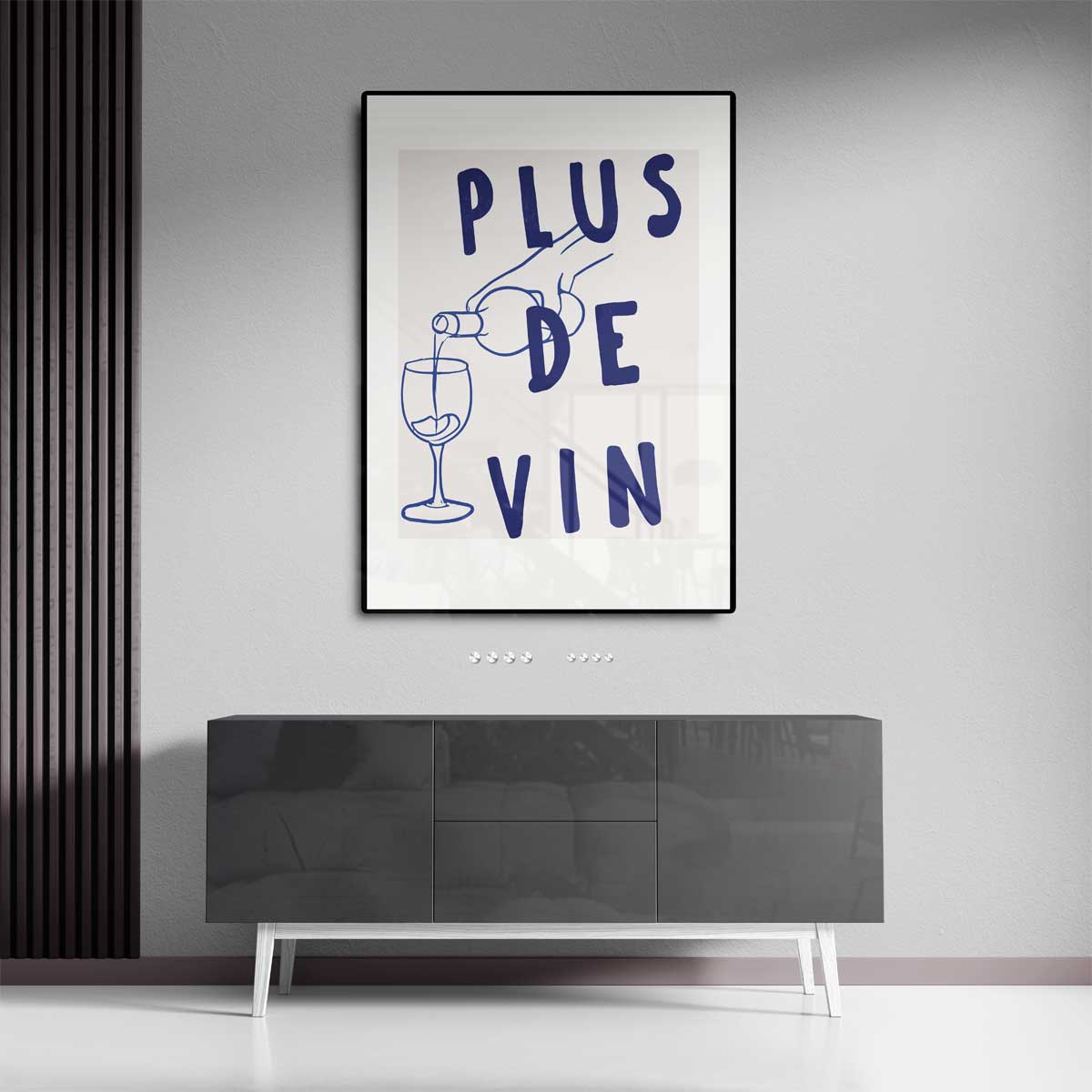 Plus de Vin Wijnposter