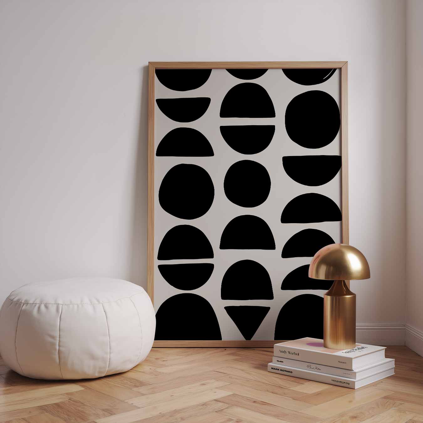 Minimalistische Geometrische Kunstposter