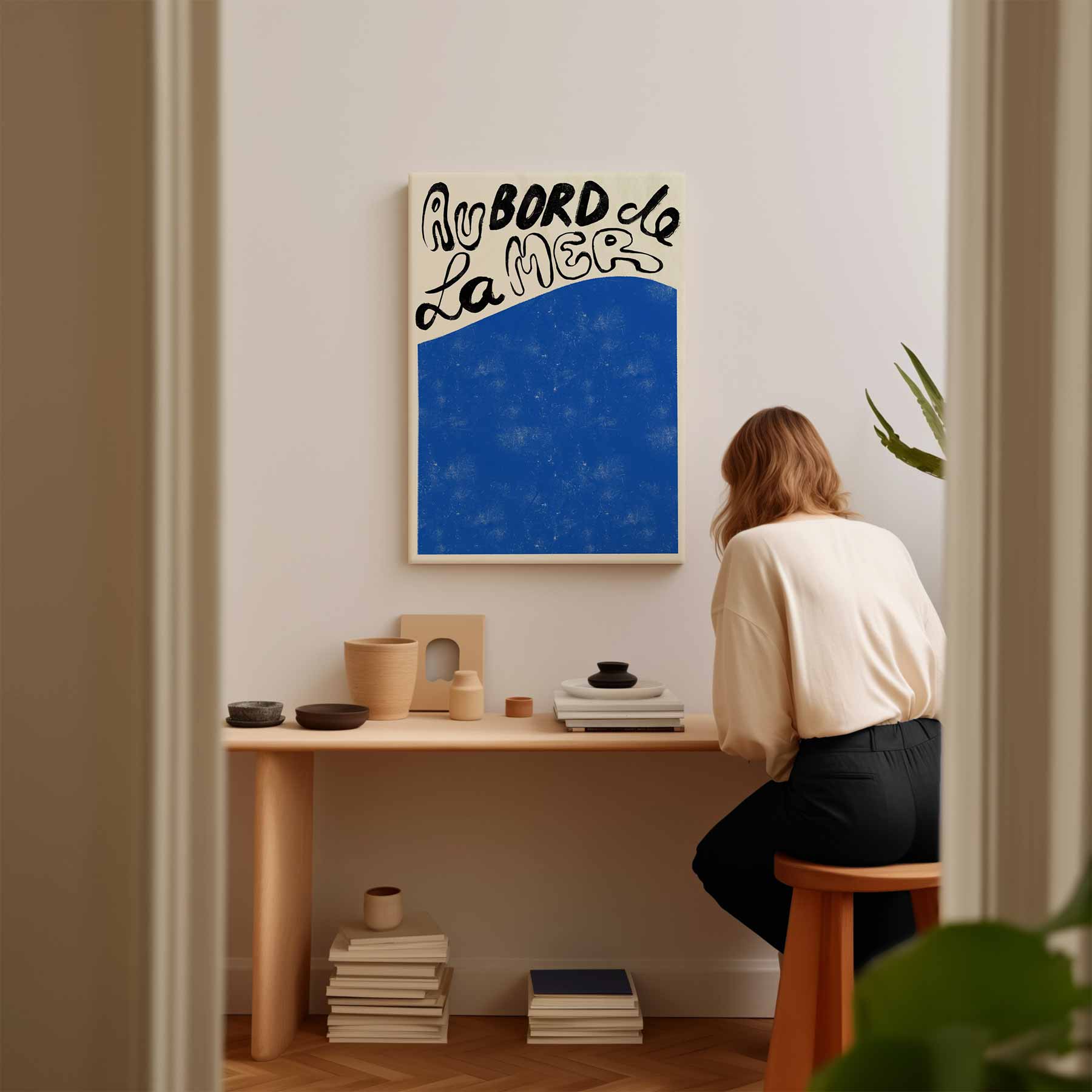 Au Bord de la Mer Kunstwerk-canvas-dibond-plexiglas-wanddecoratie-WallArtistic