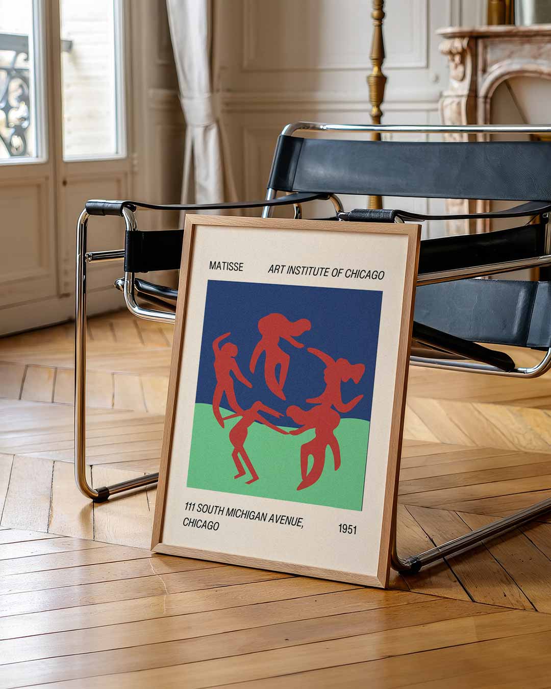 Dansende Figuren Poster-WallArtistic