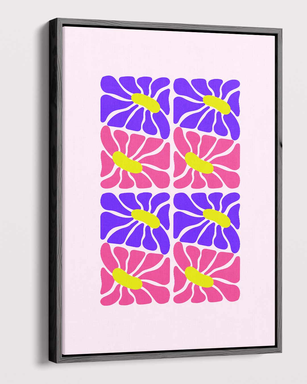 Kleurrijke Bloemenpracht Kunstwerk-canvas-dibond-plexiglas-wanddecoratie-WallArtistic