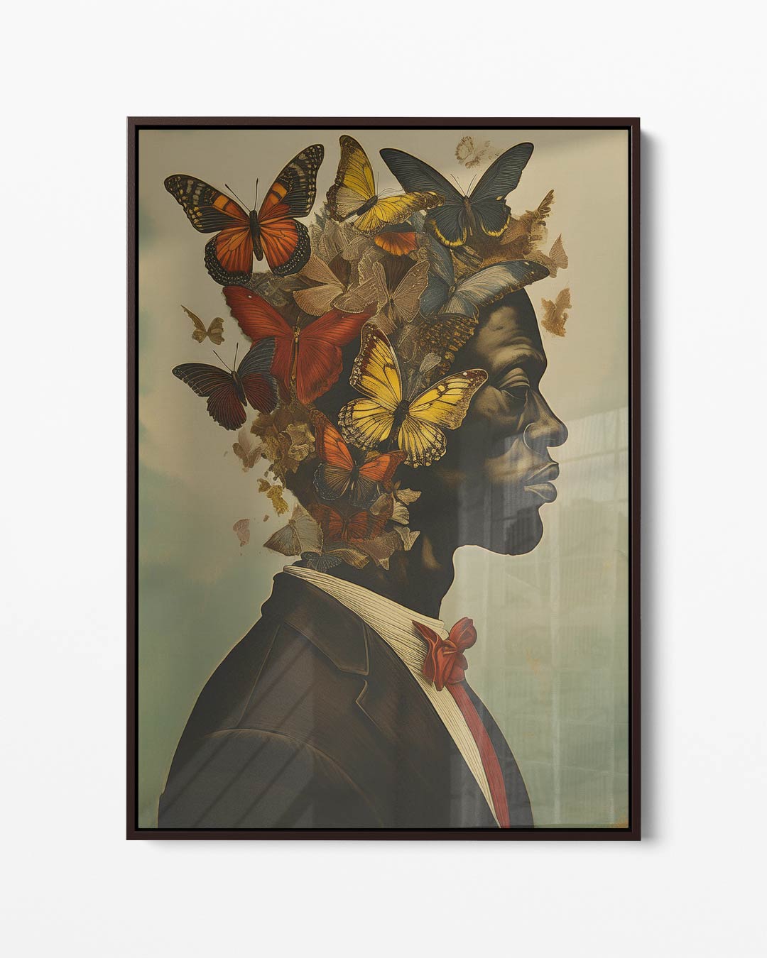 Vlinders van Vrijheid Kunstwerk-canvas-dibond-plexiglas-wanddecoratie-WallArtistic