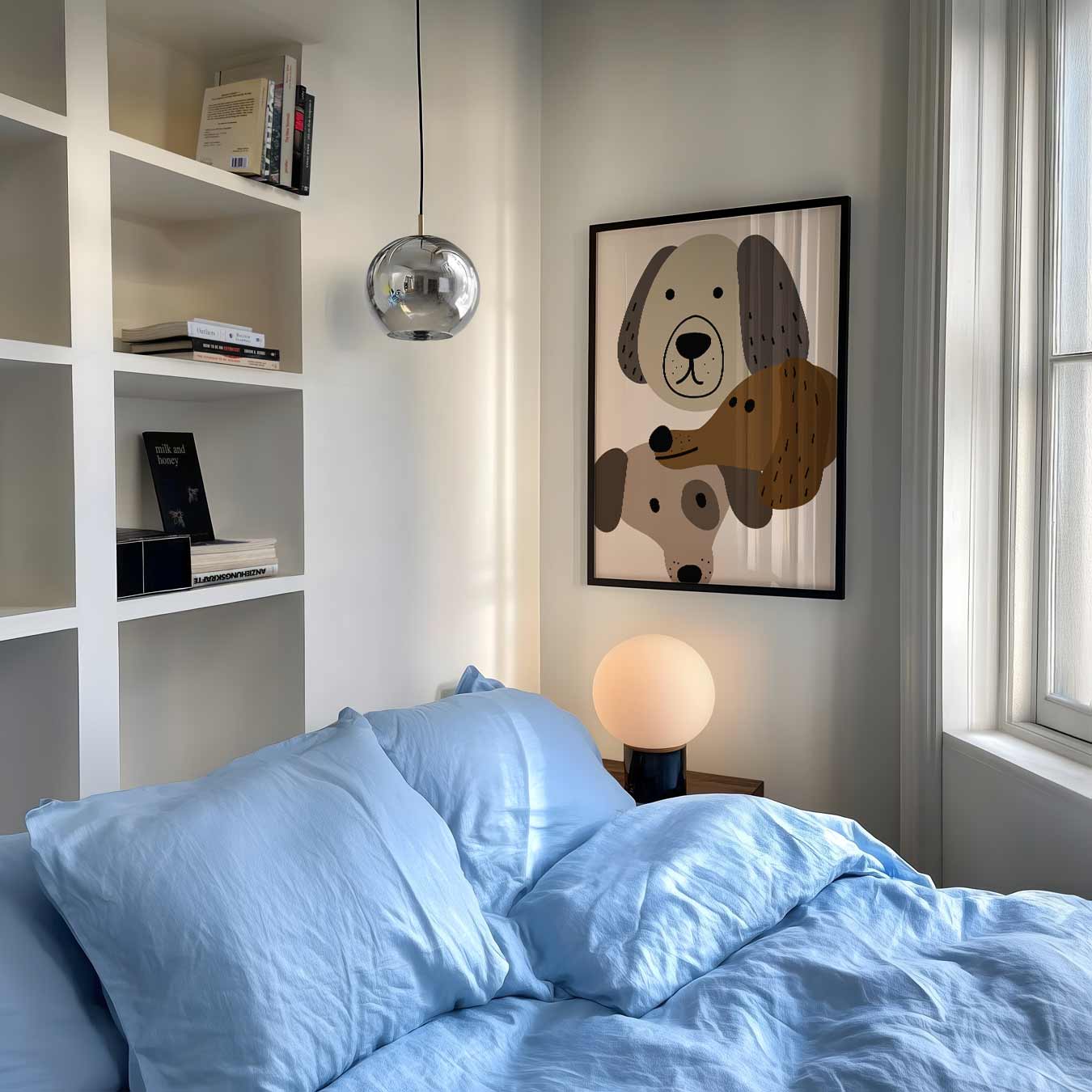 Schattige Hondenportretten Poster