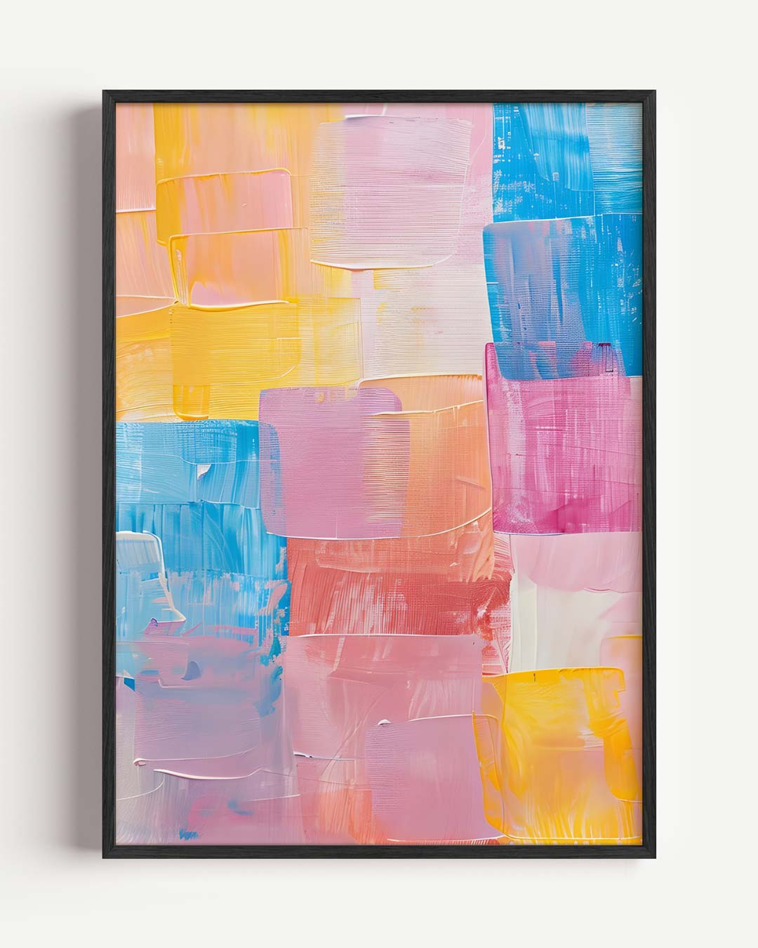 Kleurrijke Abstracte Vibes Poster-WallArtistic