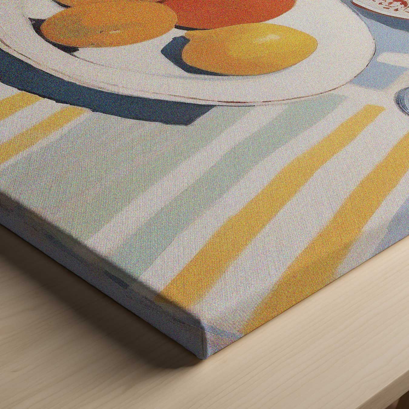 Verfrissende Zomertafel Kunstwerk-canvas-dibond-plexiglas-wanddecoratie-WallArtistic