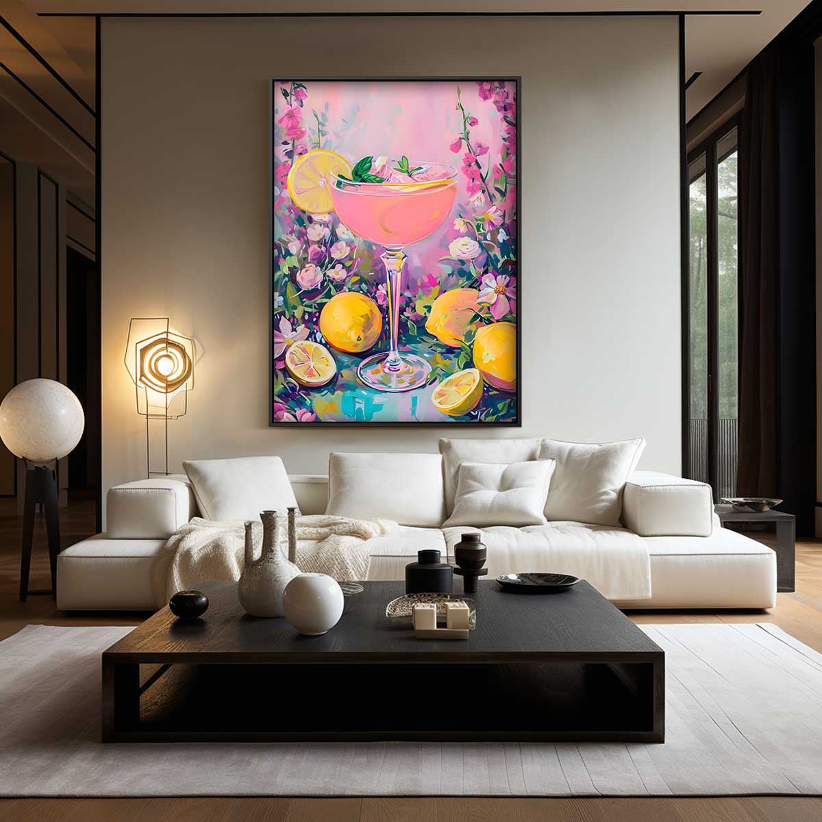 Citrus Bloemenpracht Kunstwerk-canvas-dibond-plexiglas-wanddecoratie-WallArtistic