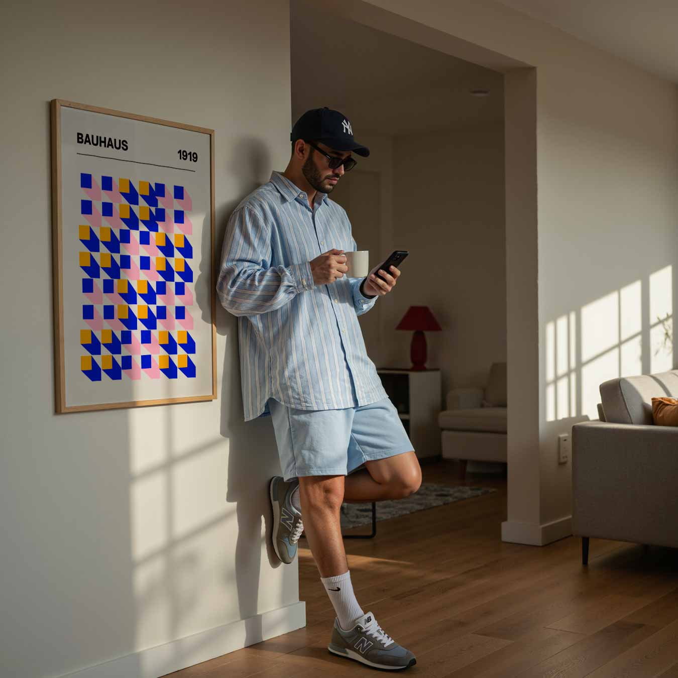 Bauhaus Retro Stijl Poster-WallArtistic