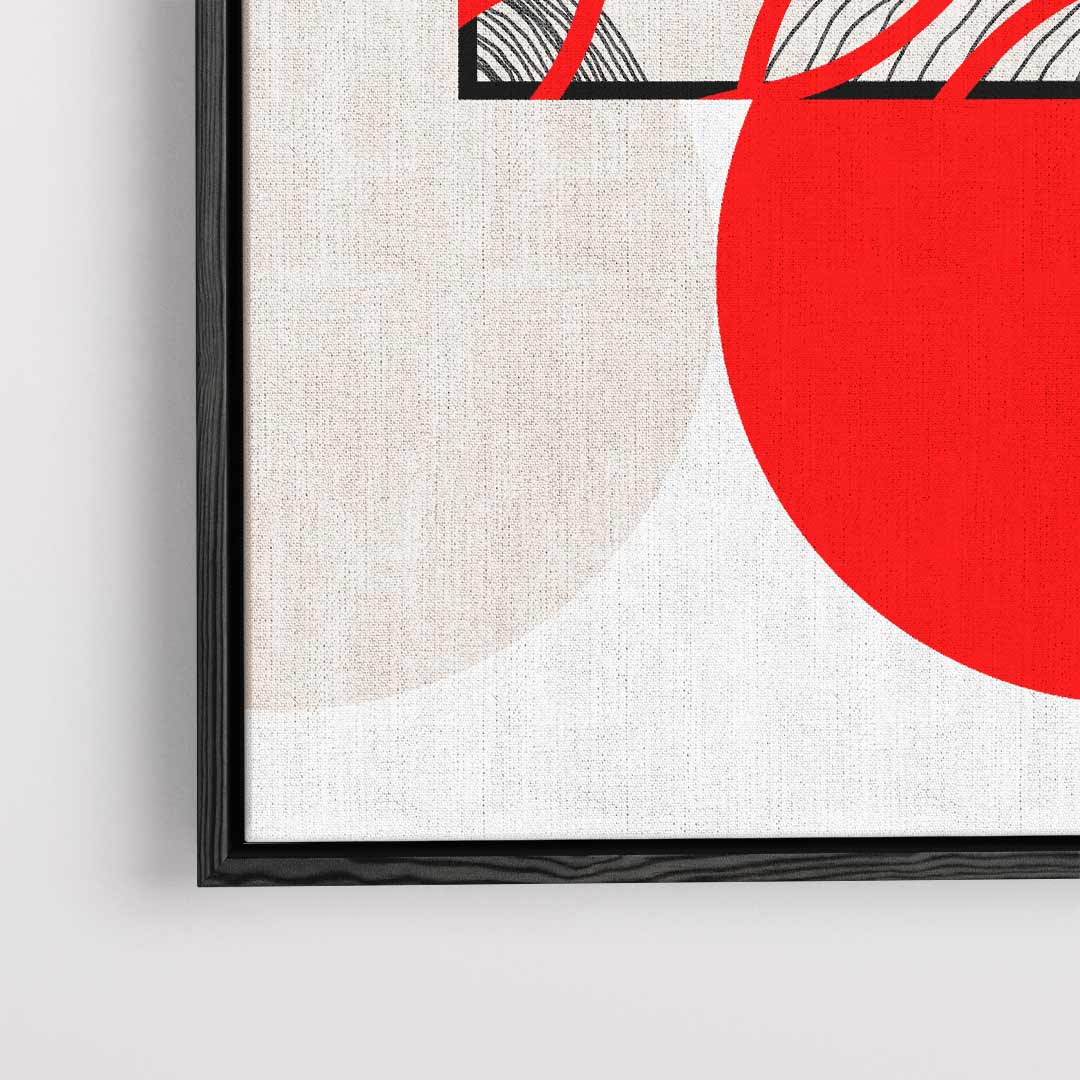 Vrolijk Vlechten Kunstwerk-canvas-dibond-plexiglas-wanddecoratie-WallArtistic
