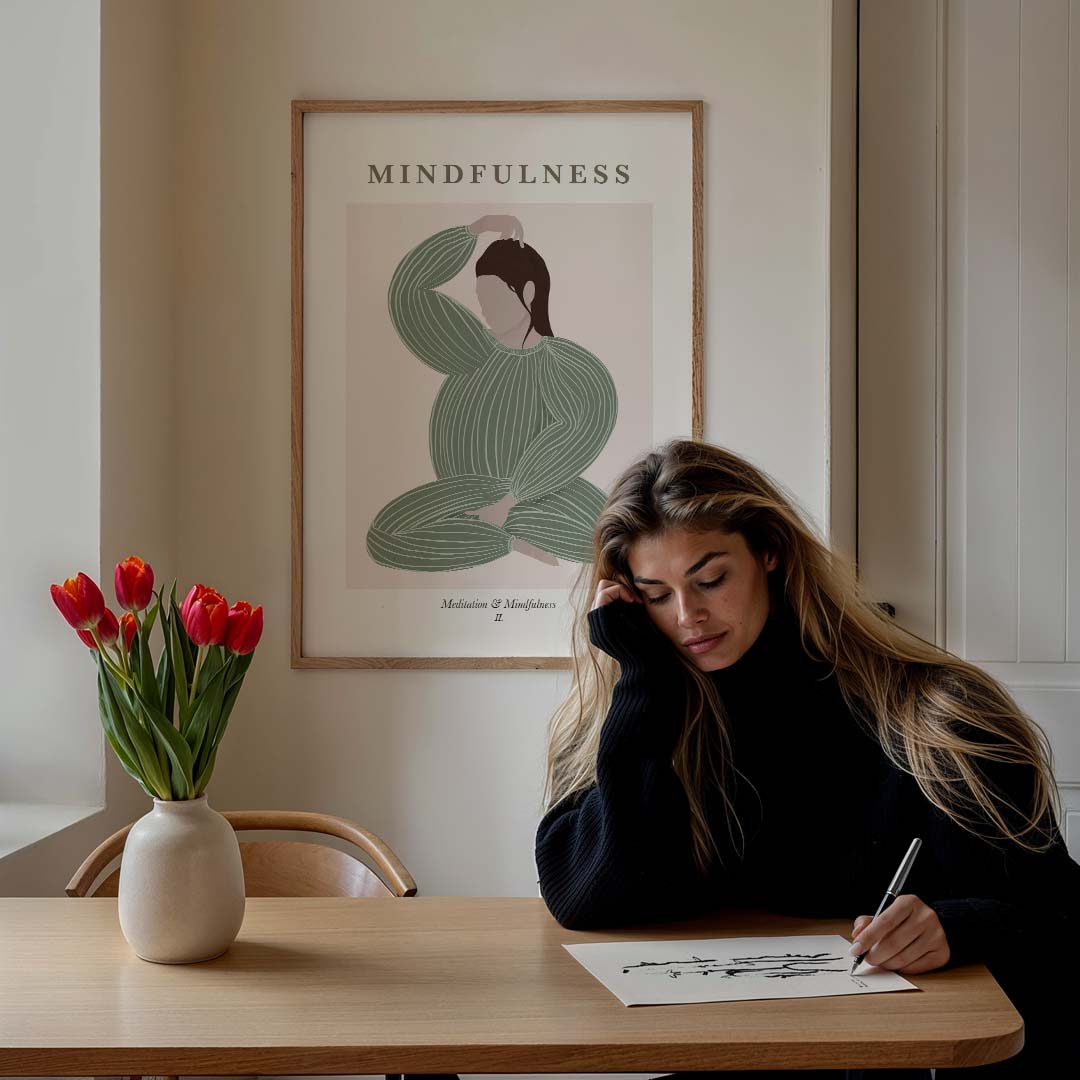 Mindfulness Meditatie Poster-WallArtistic