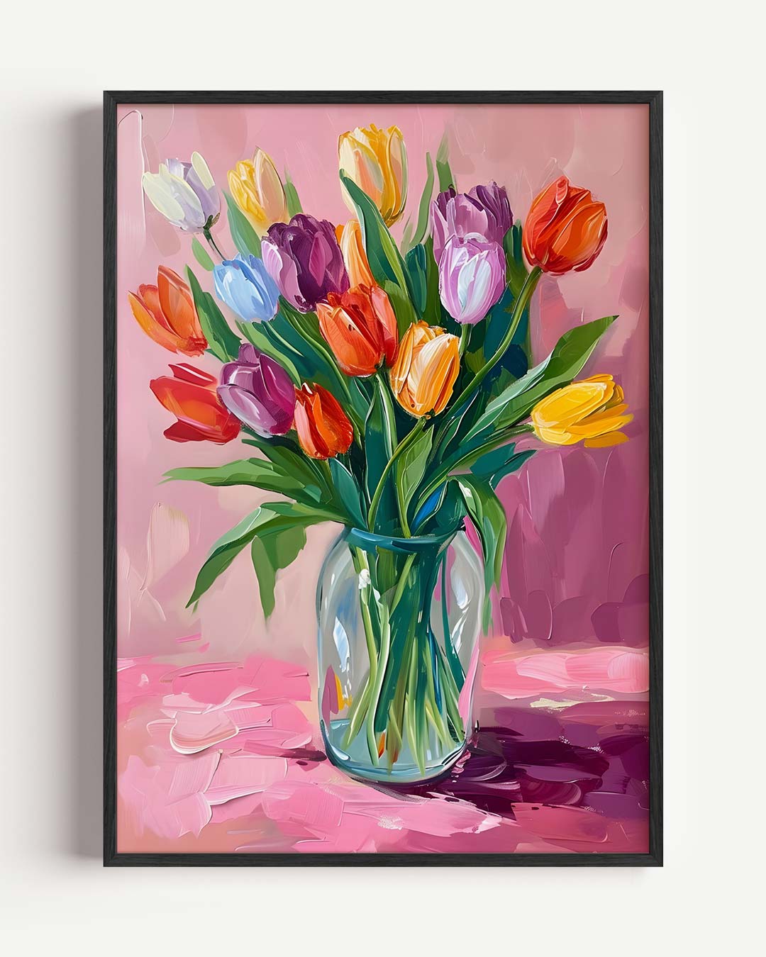 Kleurrijke Tulpenpracht Poster-WallArtistic